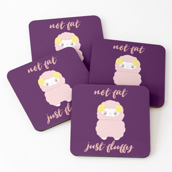 Item preview, Not fat just fluffy - funny saying with sheep designed and sold by palaodesigns.