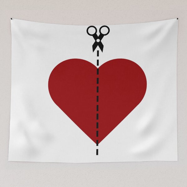 Item preview, Heart with cut line designed and sold by chubbyberry.