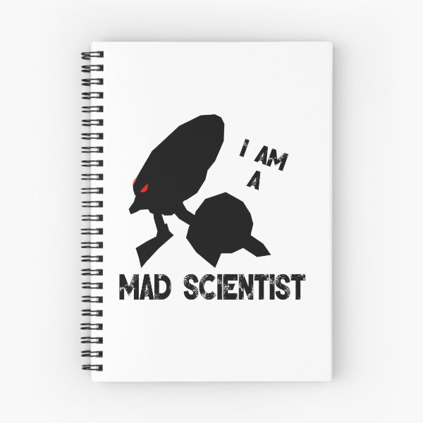 Item preview, I am a Mad Scientist (Silhouette Vector, Black Version) designed and sold by Drago Digital Studios.