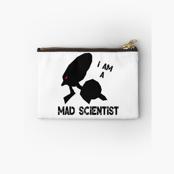 Item preview, I am a Mad Scientist (Silhouette Vector, Black Version) designed and sold by Drago Digital Studios.