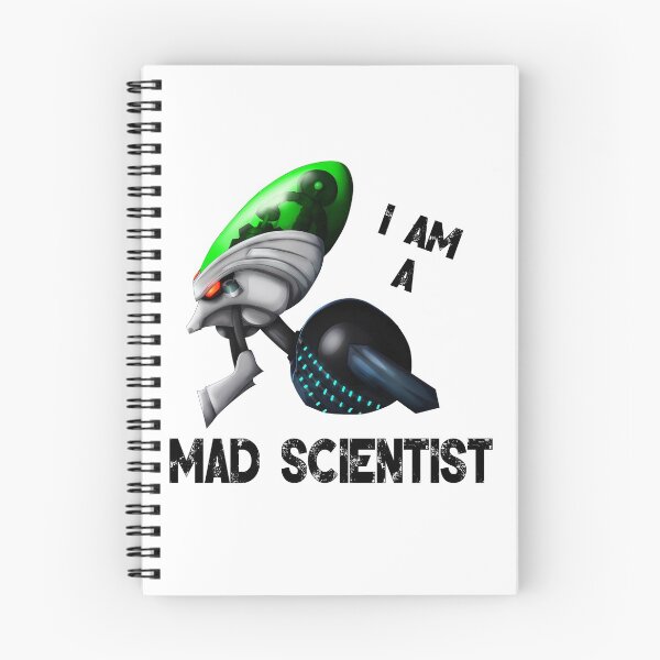 Item preview, I am a Mad Scientist (Detailed, Black Text) designed and sold by Drago Digital Studios.