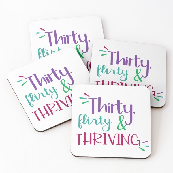 Item preview, Thirty, flirty & thriving designed and sold by Twisted Willow Creates .