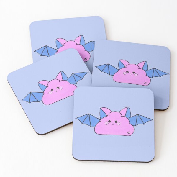 Item preview, Halloween cute cloud bat, version blue and purple  designed and sold by Kitten2525.