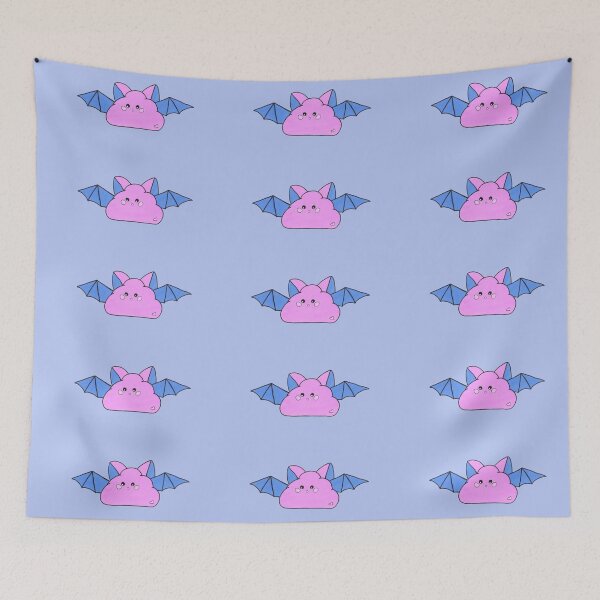 Item preview, Halloween cute cloud bat, version blue and purple  designed and sold by Kitten2525.