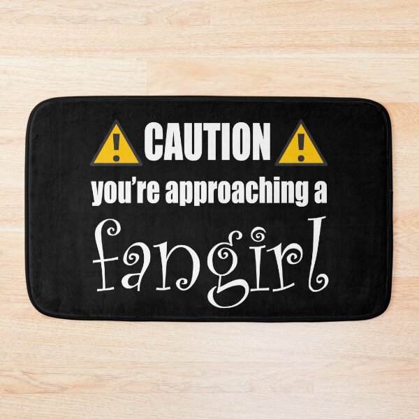 Item preview, Caution you're approaching a fangirl (Black) designed and sold by AlexVR.