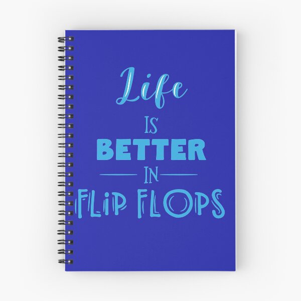 Item preview, Life is better in flip flops - funny saying summer and beach designed and sold by palaodesigns.