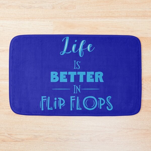Item preview, Life is better in flip flops - funny saying summer and beach designed and sold by palaodesigns.