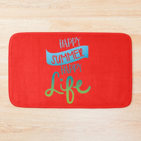 Item preview, Happy summer happy life - Beautiful saying summer designed and sold by palaodesigns.
