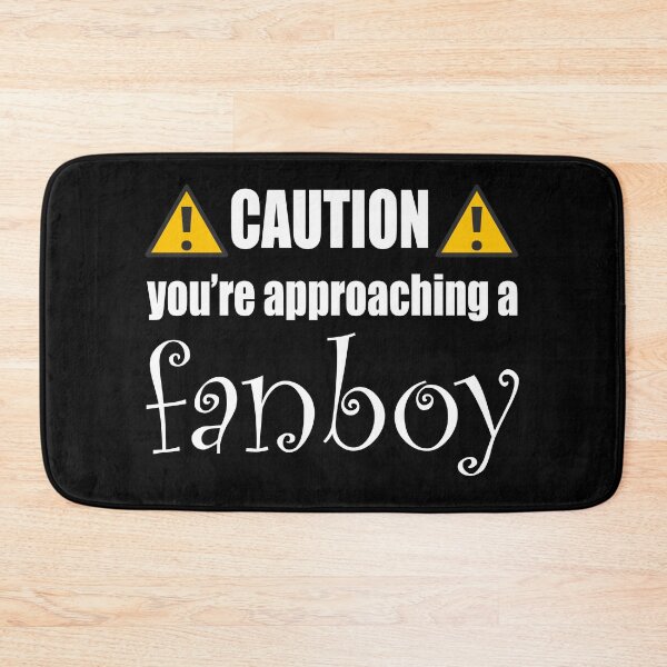 Item preview, Caution you're approaching a fanboy (Black) designed and sold by AlexVR.
