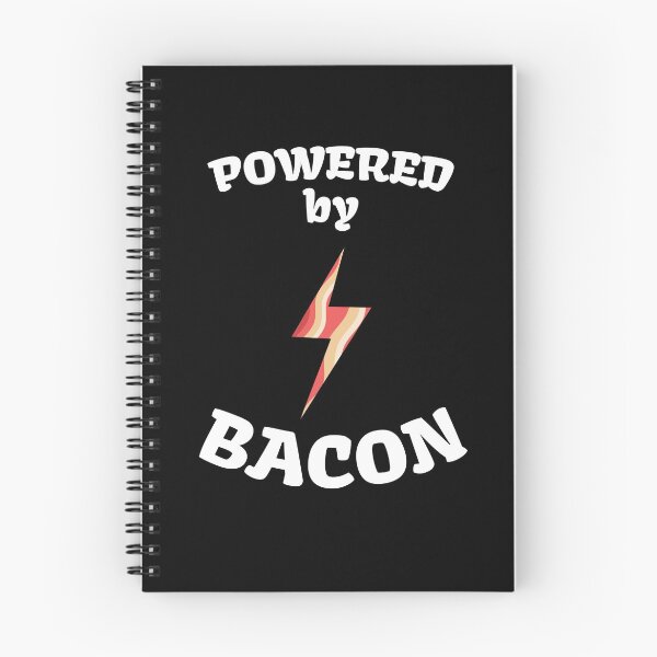 Item preview, Powerd By Bacon Bacon Food Grilling Breakfast Fat designed and sold by MooonTees.
