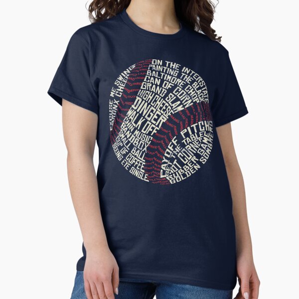 Item preview, Baseball, Softball, Tyopgraphic, Terminology designed and sold by gamefacegear.