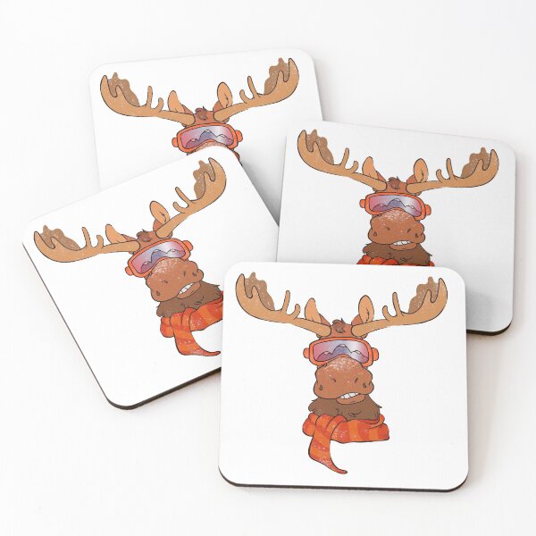 Item preview, Winter Moose designed and sold by rachelhbrownart.