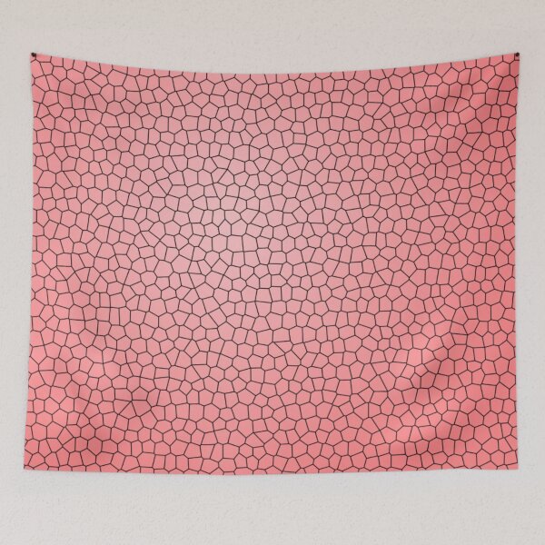 Item preview, Coral Pink Mosaic Pattern designed and sold by thesnowwhyte.