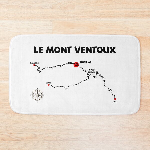 Item preview, Simply a myth Le Mont Ventoux serpentine France cycling shirt designed and sold by Che-Tatanka.