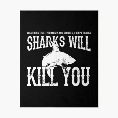 CafePress Sharks Will Kill You Nightshirt