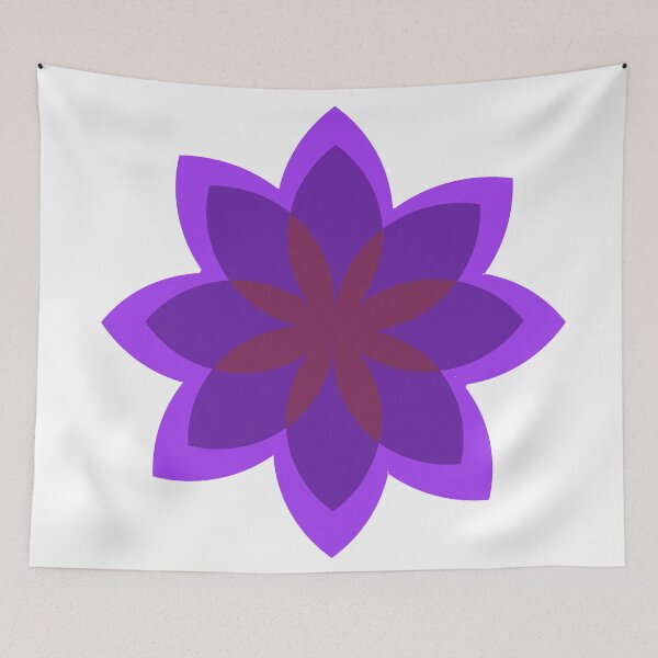 Item preview, Purple flower  designed and sold by chubbyberry.