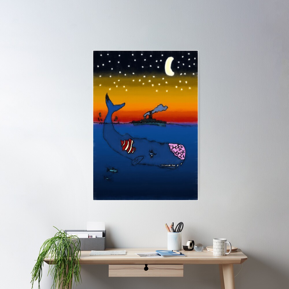 Zombie Whale - a collaboration with my younger brother