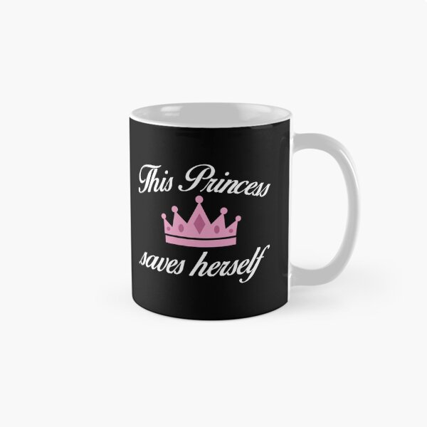 Item preview, This Princess Saves Herself designed and sold by AmazingVision.