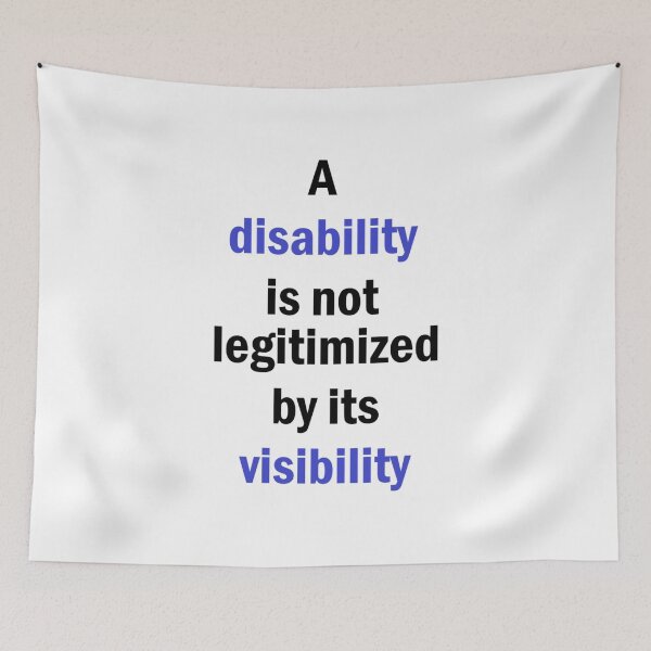 Item preview, Invisible Disability designed and sold by Kate_Create.