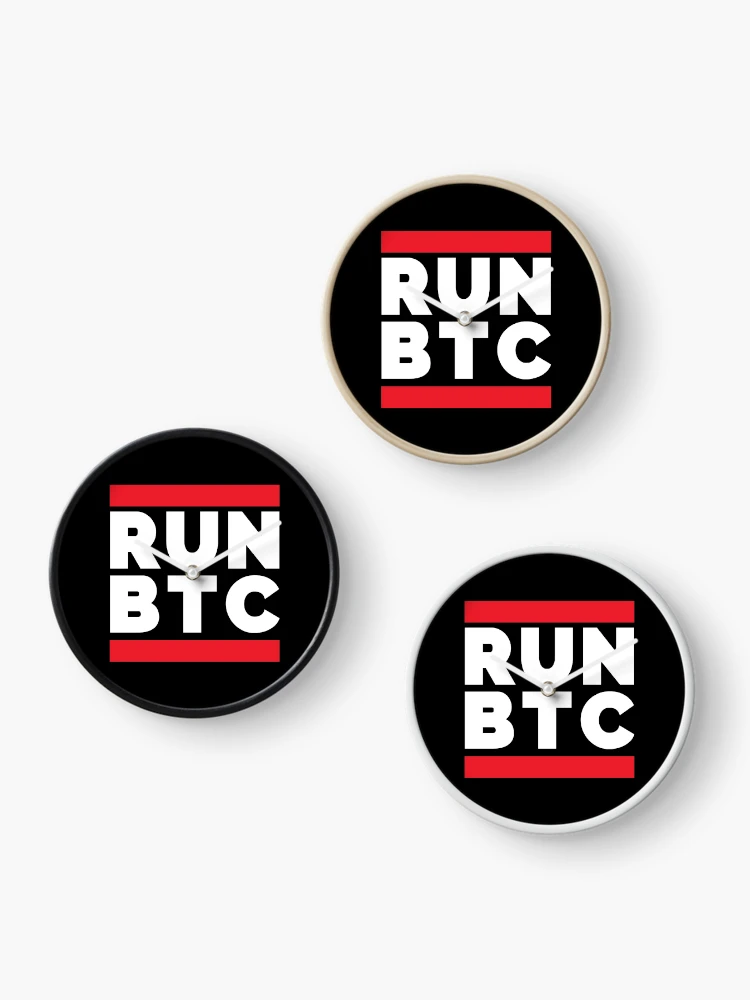 Thumbnail 3 of 4, Clock, Bitcoin designed and sold by HelloFromAja.