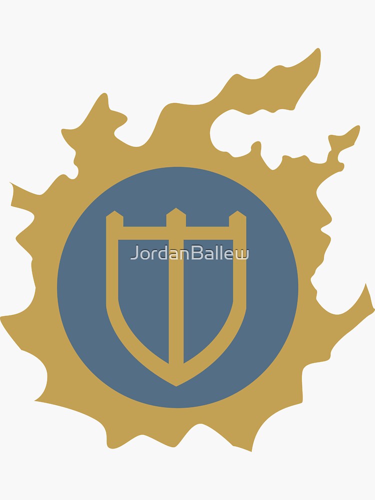 Ffxiv Paladin Icon Color Sticker For Sale By Jordanballew Redbubble