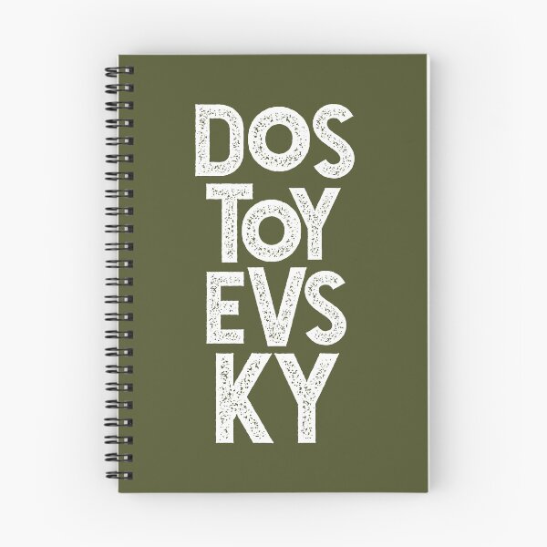 Item preview, Dostoevsky Typography 2. Russian Literature Typography on Olive Green designed and sold by kierkegaard.