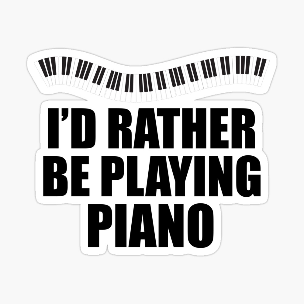 I'd Rather Be Practicing Piano Tote Bag