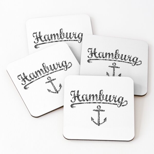 Artikelvorschau, Hamburg Anker (Vintage/Schwarz) Boot & Segel Design entworfen und verkauft von theshirtshops.