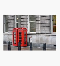 Telephone Boxes Photographic Print