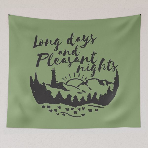 Item preview, Long Days and Pleasant Nights designed and sold by Jessica Cushen.
