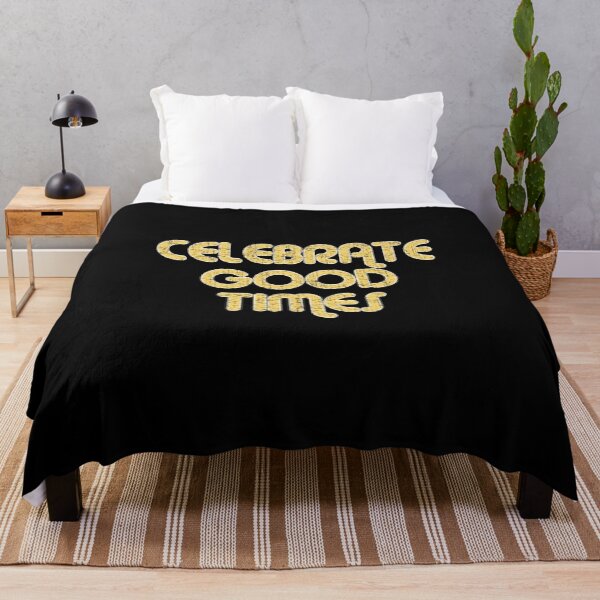 Item preview, CELEBRATE GOOD TIMES Vintage Large Print Distressed designed and sold by webdango.