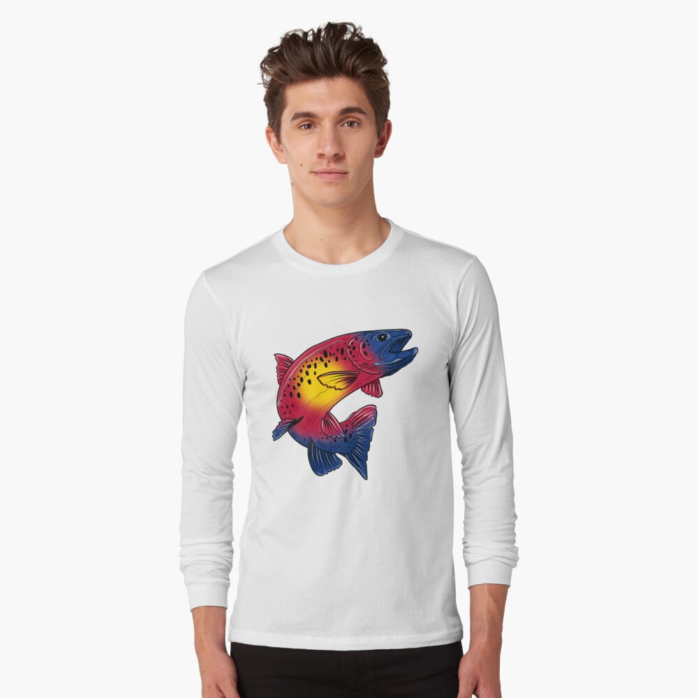 Vista previa del artículo con la obra «Camiseta de manga larga», diseñado y vendido por PaintchipsArt.
