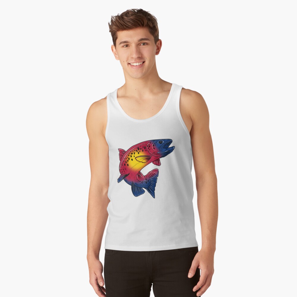 Vista previa del artículo con la obra «Camiseta de tirantes», diseñado y vendido por PaintchipsArt.