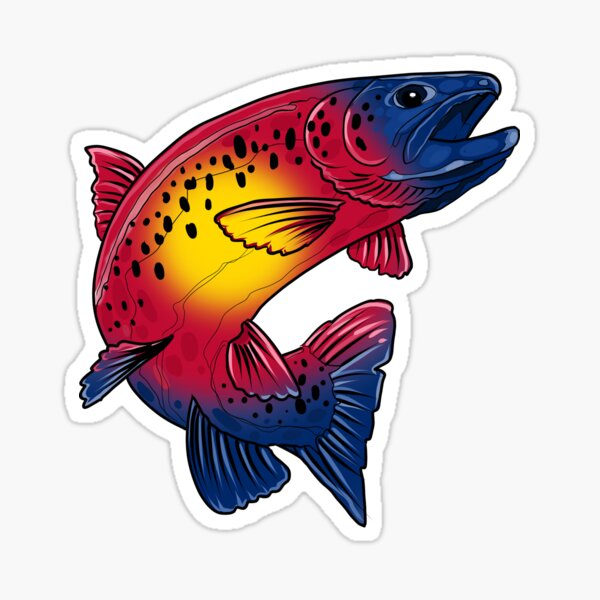 Localwaters South Platte River decal Fly Fishing sticker Colorado