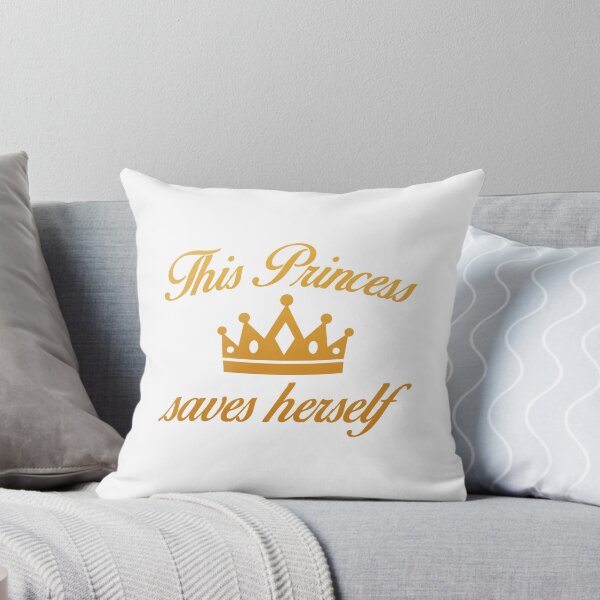 Item preview, This Princess Saves Herself designed and sold by AmazingVision.