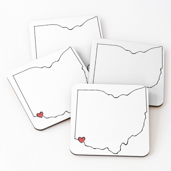 Item preview, Cincinnati Ohio Outline Heart designed and sold by akachayy.