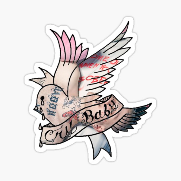 Crybaby Lil Peep Come over when your sober Sticker