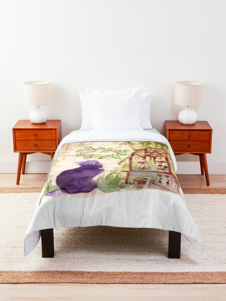Alternate view of Witch's Garden Comforter