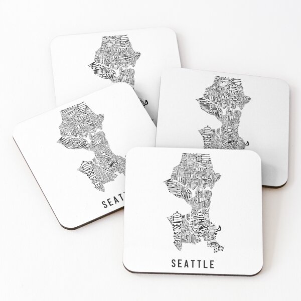 Item preview, Neighborhoods of Seattle designed and sold by samvschantz.