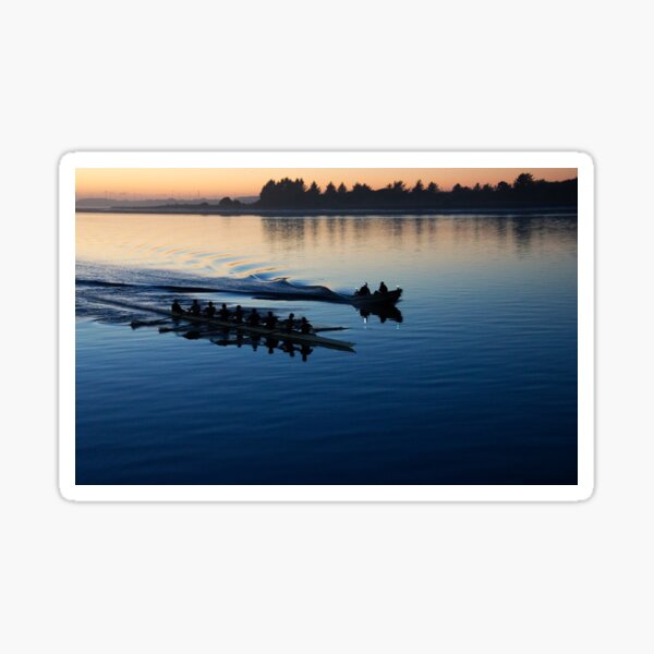 Row Team in February Sticker