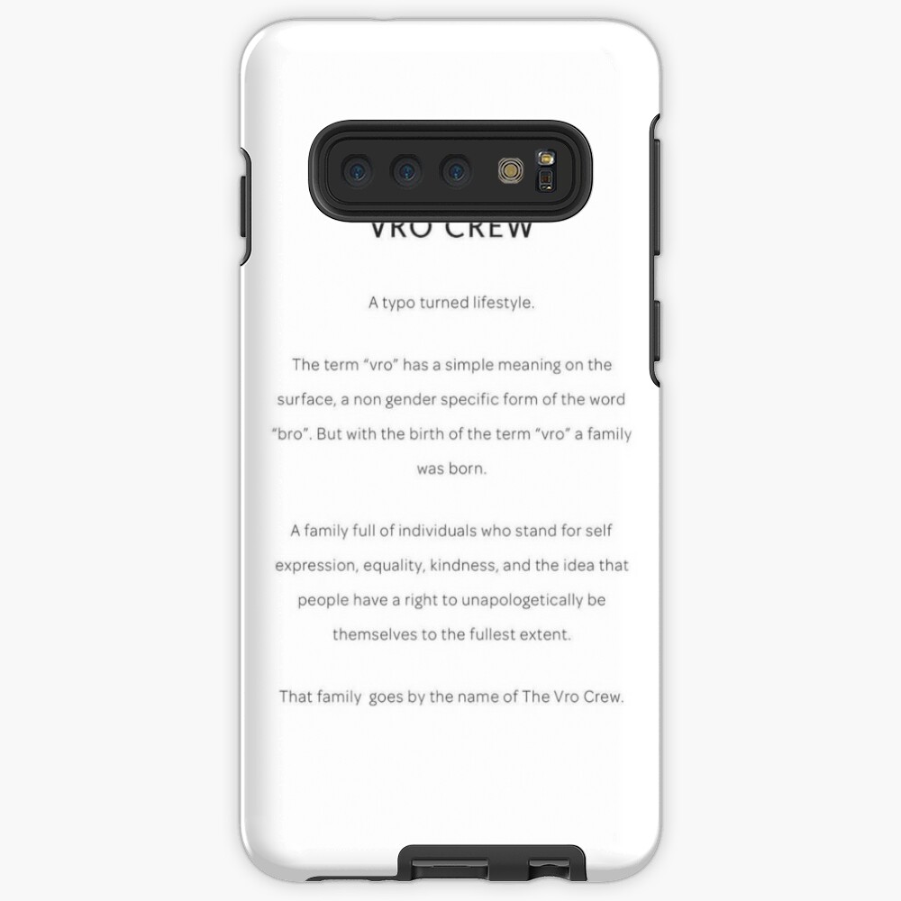 Vro Crew Case Skin For Samsung Galaxy By Freyamarie1 Redbubble