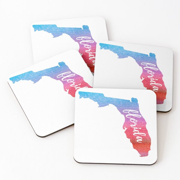 Item preview, Florida Watercolor Silhouette designed and sold by nxtleveldesign.