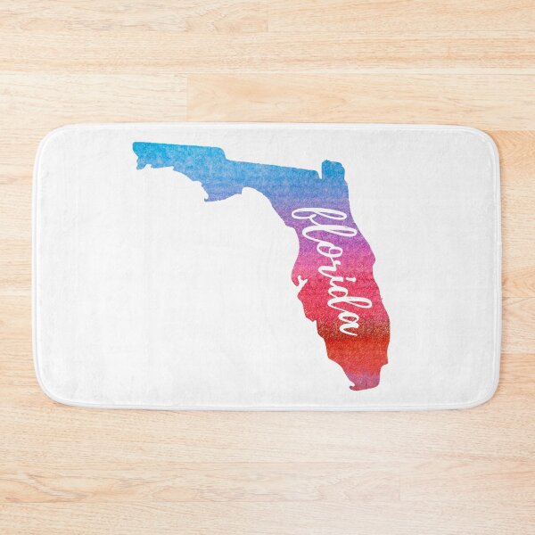 Item preview, Florida Watercolor Silhouette designed and sold by nxtleveldesign.