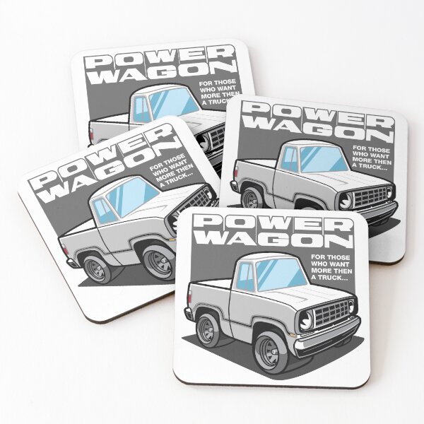 Item preview, White - Power Wagon designed and sold by Justin Ellis.