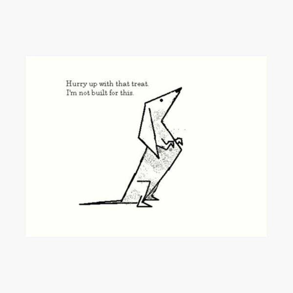 Composed With Straight Lines Art Print