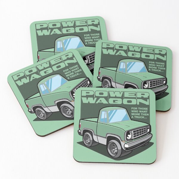 Item preview, Light Green - Power Wagon (White Base) designed and sold by Justin Ellis.