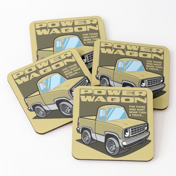 Item preview, Light Gold - Power Wagon (White Base) designed and sold by Justin Ellis.