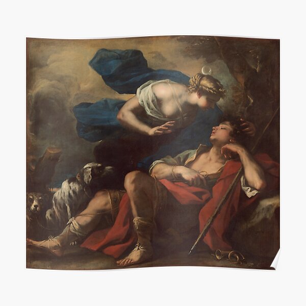 Diana and Endymion Poster