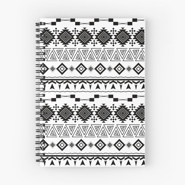 Item preview, Aztec black white pattern designed and sold by marinaklykva.