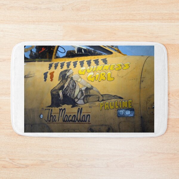 Item preview, Guinness Girl on a Blackburn Buccaneer  designed and sold by BritishYank.